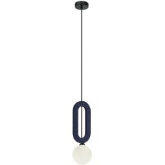 Italux Masso PND598391BLU lampa wisząca 1x25 W niebieska