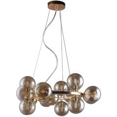 Italux Marbelio PND616115GOCO lampa wisząca powyżej 6x28 W złota