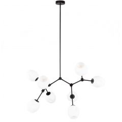 Italux Ferral PND750758BKWG lampa podsufitowa x60 W biała-czarna