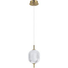 Italux Corado PND814381AGD lampa wisząca 1x8 W złota