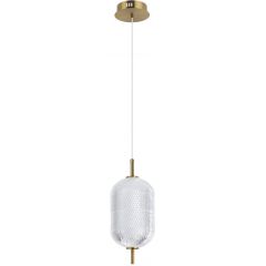Italux Corado PND814381BGD lampa wisząca 1x10 W złota