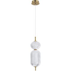 Italux Corado PND814381CGD lampa wisząca 1x15 W złota