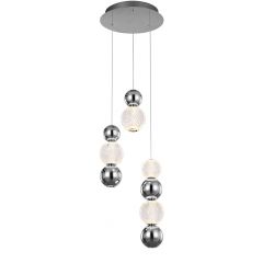 Italux Oter PND8372821W3KCH lampa wisząca powyżej 6x21 W chrom