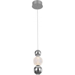 Italux Oter PND837287W3KCH lampa wisząca 2x7 W chrom