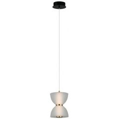 Italux Tica PND839491BK lampa wisząca 1x8 W biała