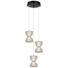 Italux Tica PND839493BK lampa wisząca 3x22 W biała