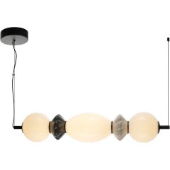 Italux Balos PND949213ABK lampa wisząca 1x14 W czarna