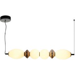 Italux Balos PND949214ABK lampa wisząca 1x23 W czarna