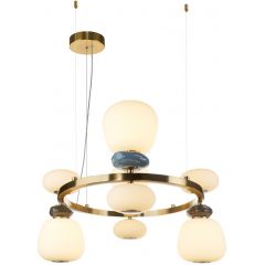 Italux Evans PND949814BGD lampa wisząca 1x33 W złota