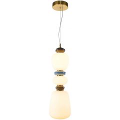 Italux Evans PND94981V3AGD lampa wisząca 1x19 W złota