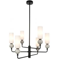 Italux Santos PND953316BK lampa podsufitowa 6x40 W czarna