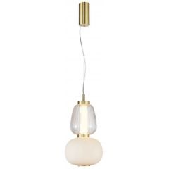 Italux Ersi PND9837418WGD lampa wisząca 1x18 W złota