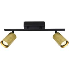 Italux Tris SPL468292BKGD lampa podsufitowa 2x10 W złota