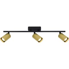 Italux Tris SPL468293BKGD lampa podsufitowa 3x10 W złota