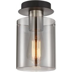 Italux Sardo SPL55811SCSCSG lampa podsufitowa 1x40 W szara-nikiel