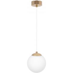 Kaja Lumia K5400 lampa wisząca 1x10 W biała-złota
