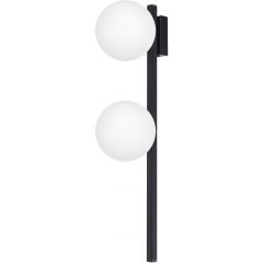 Kaja Korfu K5463 kinkiet 2x10 W biały-czarny