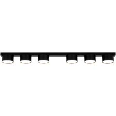 Kaja Cruz K5534 lampa podsufitowa 6x10 W czarna