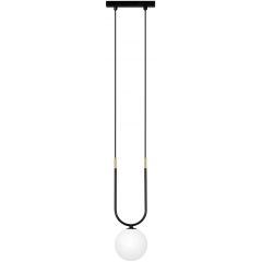 Kaja Enzo K5590 lampa wisząca 1x10 W biała-czarna-złota