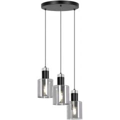 Kaja Brus K5252 lampa wisząca 3x40 W czarna