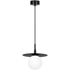 Kaja Sante K5370 lampa wisząca 1x10 W biała-czarna