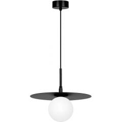 Kaja Sante K5371 lampa wisząca 1x10 W biała-czarna