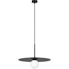 Kaja Sante K5372 lampa wisząca 1x10 W biała-czarna