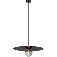 Kaja Fermi K5382 lampa wisząca 1x10 W czarna-grafitowa