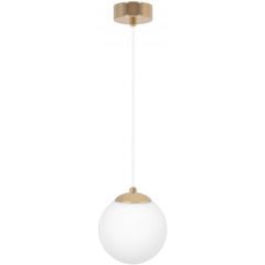 Kaja Rea K5420 lampa wisząca 1x10 W biała-złota