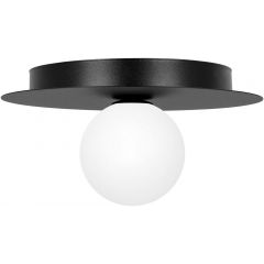 Kaja Robin K5438 lampa podsufitowa 1x10 W biała-czarna