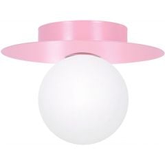 Kaja Robin K5442 lampa podsufitowa 1x10 W biała-różowa