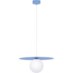 Kaja Robin K5446 lampa wisząca 1x10 W biała-niebieska