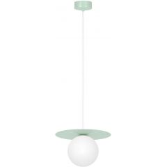 Kaja Robin K5450 lampa wisząca 1x60 W biała-miętowa