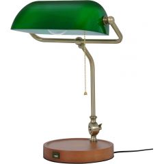 Kaja Bank KMT208 lampa stołowa 1x15 W zielona