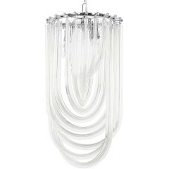 King Home Murano JD9607LCHROM lampa wisząca 3x40 W chrom