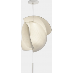 Leds C4 Voiles Big Surface 0063032114 lampa wisząca 1x56 W beżowa