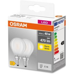 Osram LED Lamps 4058075803978 żarówki led multipack 2x4 W 2700 K e14