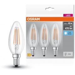 Osram LED Lamps 4058075819719 żarówki led multipack 3x4 W 4000 K e14