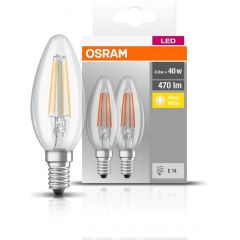 Osram LED Lamps 4099854090226 żarówki led multipack 2x4 W 2700 K e14
