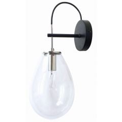 Light Prestige Fondi LP12141W kinkiet 1x40 W czarny-przezroczysty