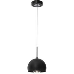 Luminex 0516 lampa wisząca 1x60 W czarna