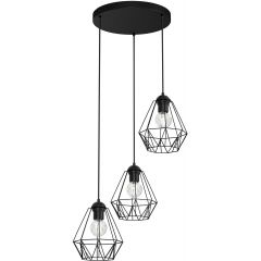 Luminex Bergen 0606 lampa wisząca 3x60 W czarna