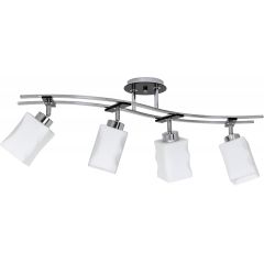 Luminex Derby 0791 lampa podsufitowa 4x60 W czarna-chrom