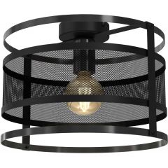 Luminex Rim 1120 lampa podsufitowa 1x60 W czarna