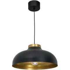 Luminex Basca 1733 lampa wisząca 1x60 W czarna