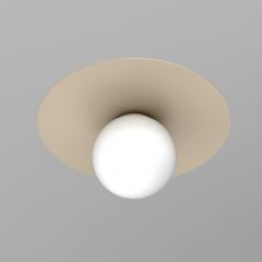 Luminex Flat 3306 plafon 1x15 W beżowy