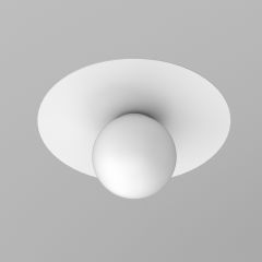 Luminex Flat 3307 plafon 1x15 W biały
