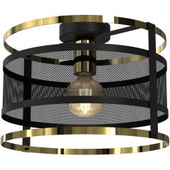 Luminex Rim 3902 lampa podsufitowa 1x60 W czarna