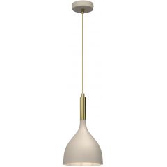 Luminex Noak 4005 lampa wisząca 1x60 W złota-beżowa
