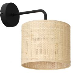 Luminex Rattan 5273 kinkiet 1x60 W czarny